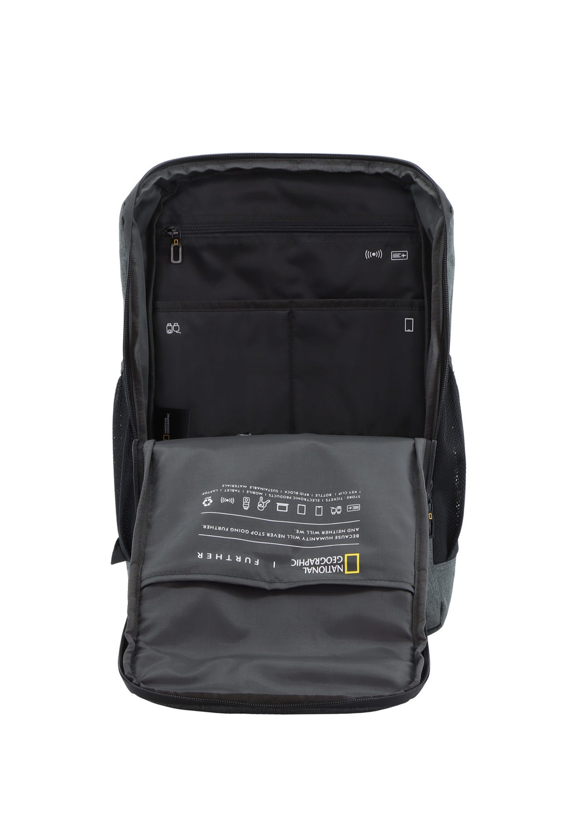 NATIONAL GEOGRAPHIC Cityrucksack SHADOW, hergestellt aus recycelten PET-Flaschen