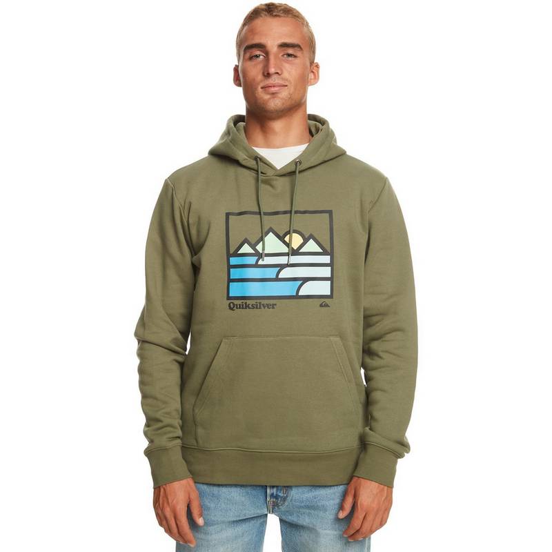 Quiksilver LANDSCAPE LINES HOODIE Fleecepullover Herren