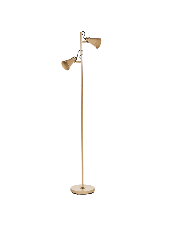 Beliani Stehleuchten MOYOLA in Beige/Gold - (W) 25 x (H) 165 x (L) 42 cm günstig kaufen onesize