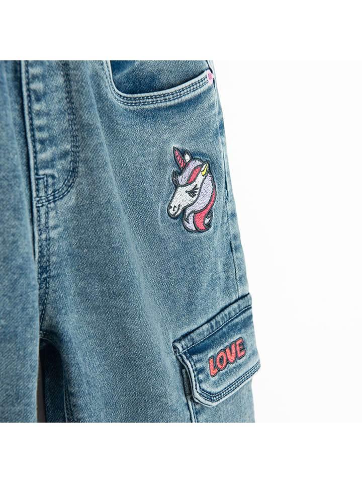 COOL CLUB Cargo-Jeans - Comfort fit - in Blau günstig kaufen