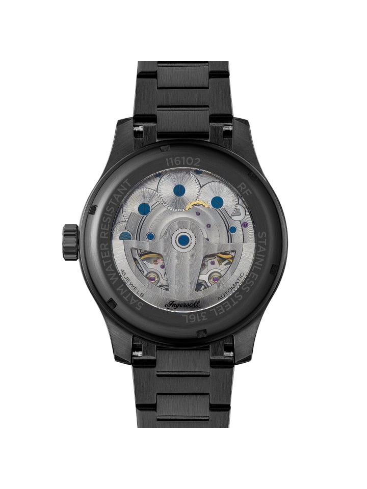 Ingersoll Armbanduhr Ingersoll The Naismith schwarz extra groß (ca. 46mm) günstig kaufen onesize