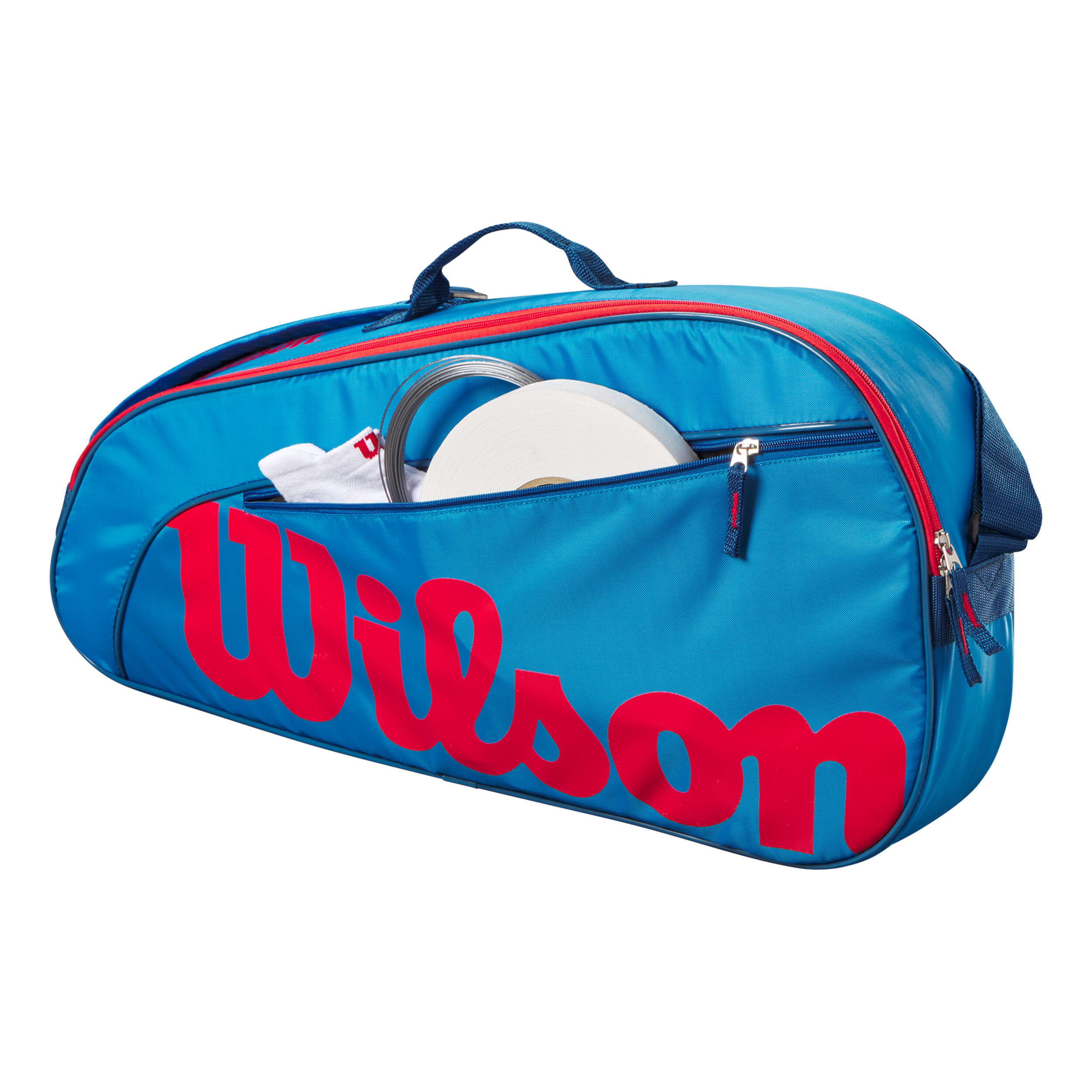 Junior Schlägertasche 3er - Blau, Orange