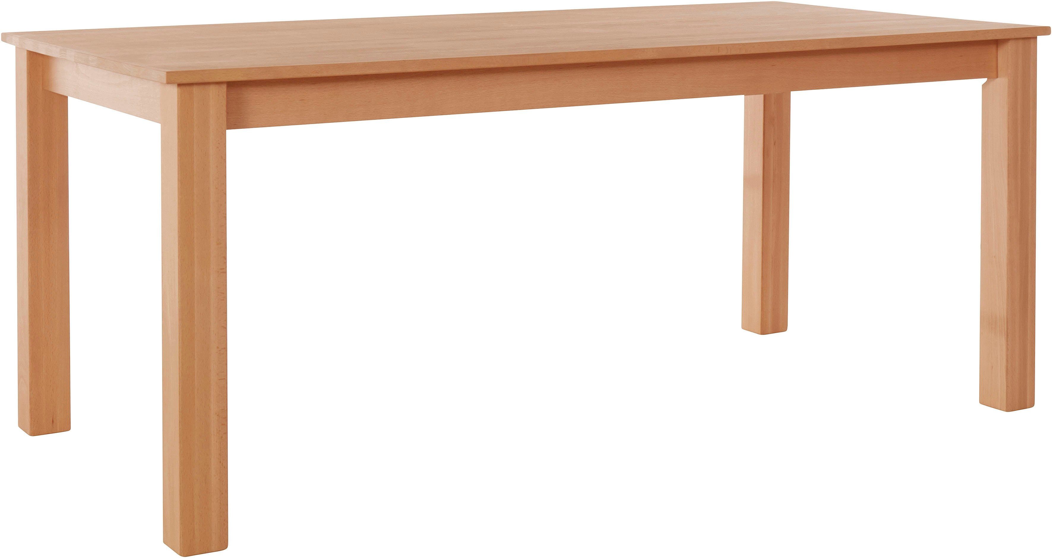 Home affaire Essgruppe Luisa + Franz Set, (Set, 7-tlg., 7tlg), Buche Massivholz