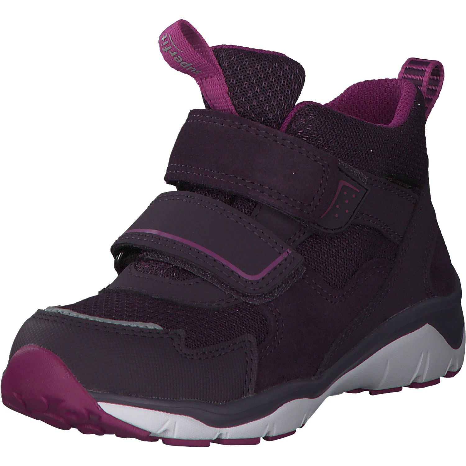 Superfit SPORT5 00246, Stiefeletten (Kinder), Kinder, Dunkellila / Pink
