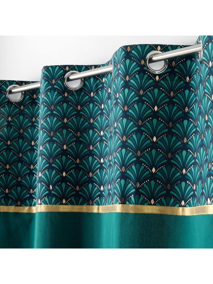 Douceur d’Intérieur Vorhang in meerblau günstig kaufen onesize