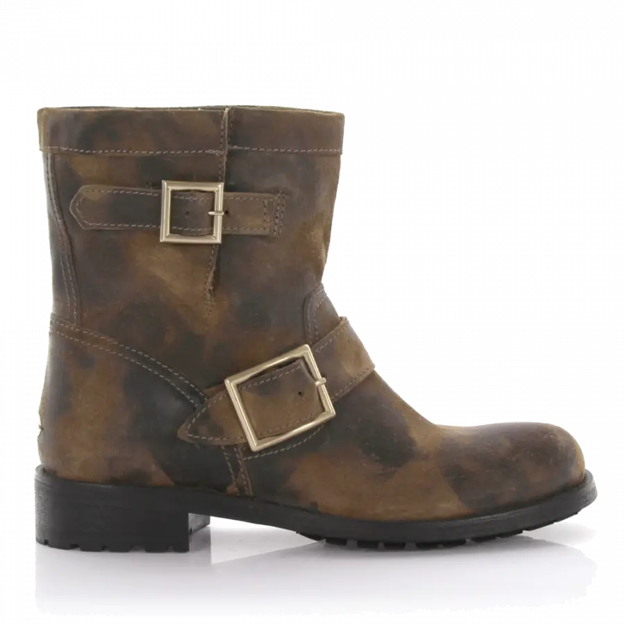 Jimmy Choo - Stiefeletten YOUTH Veloursleder - beige