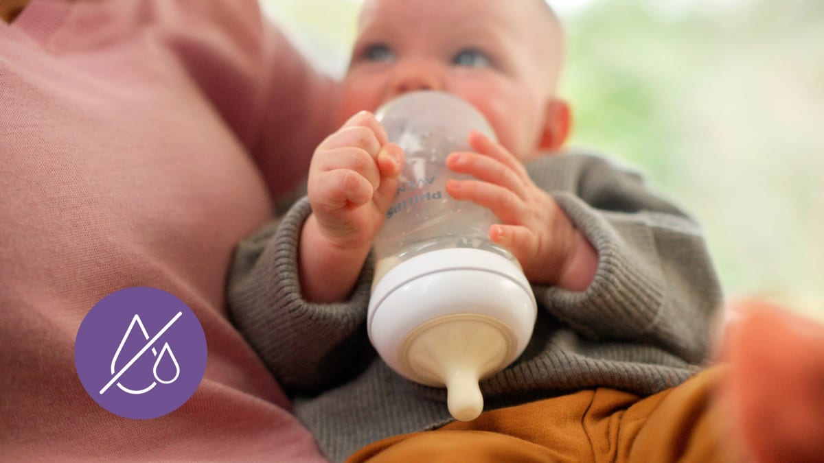 Babyflasche aus Glas Natural Response weiß, von Geburt an, 240ml, 1 St