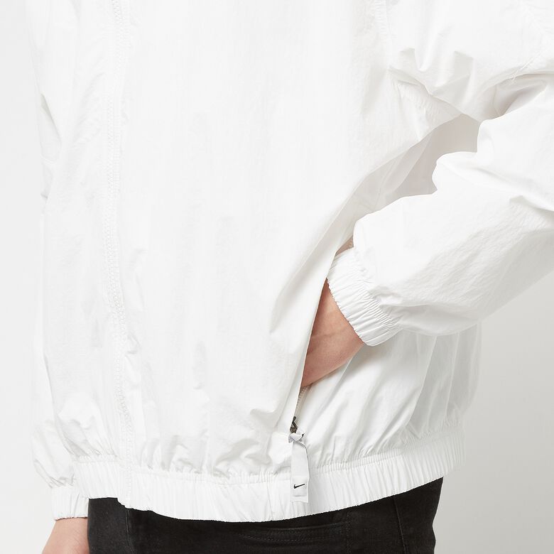NIKE Solo Swoosh Woven Track Jacket Plain white/black