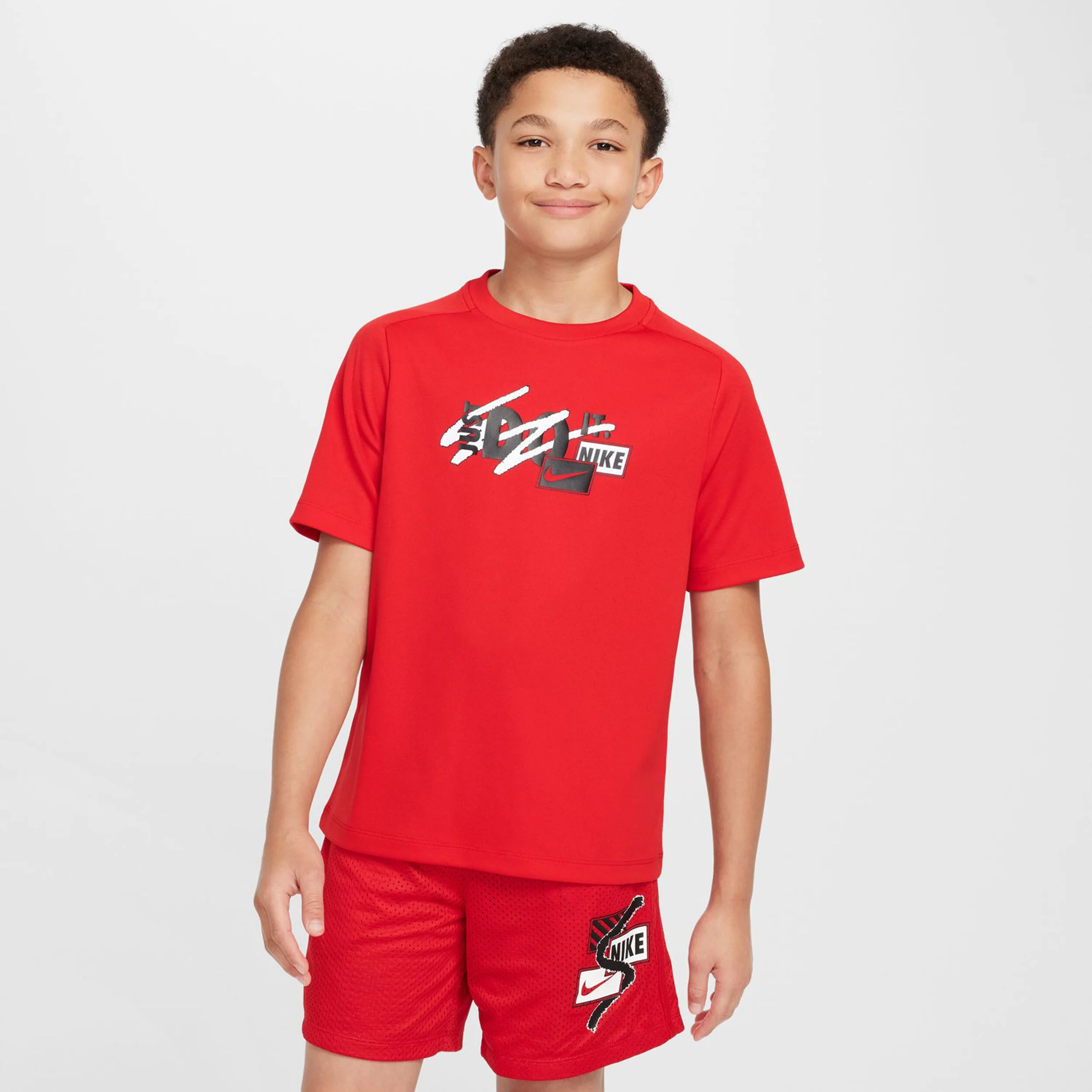 Dri-Fit Multi GX T-Shirt Jungen - Rot