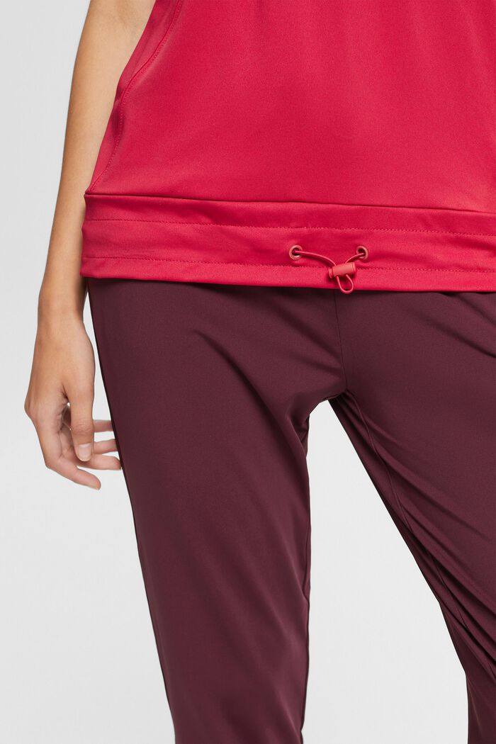 Recycelt: Active T-Shirt mit Kordelzug und E-DRY