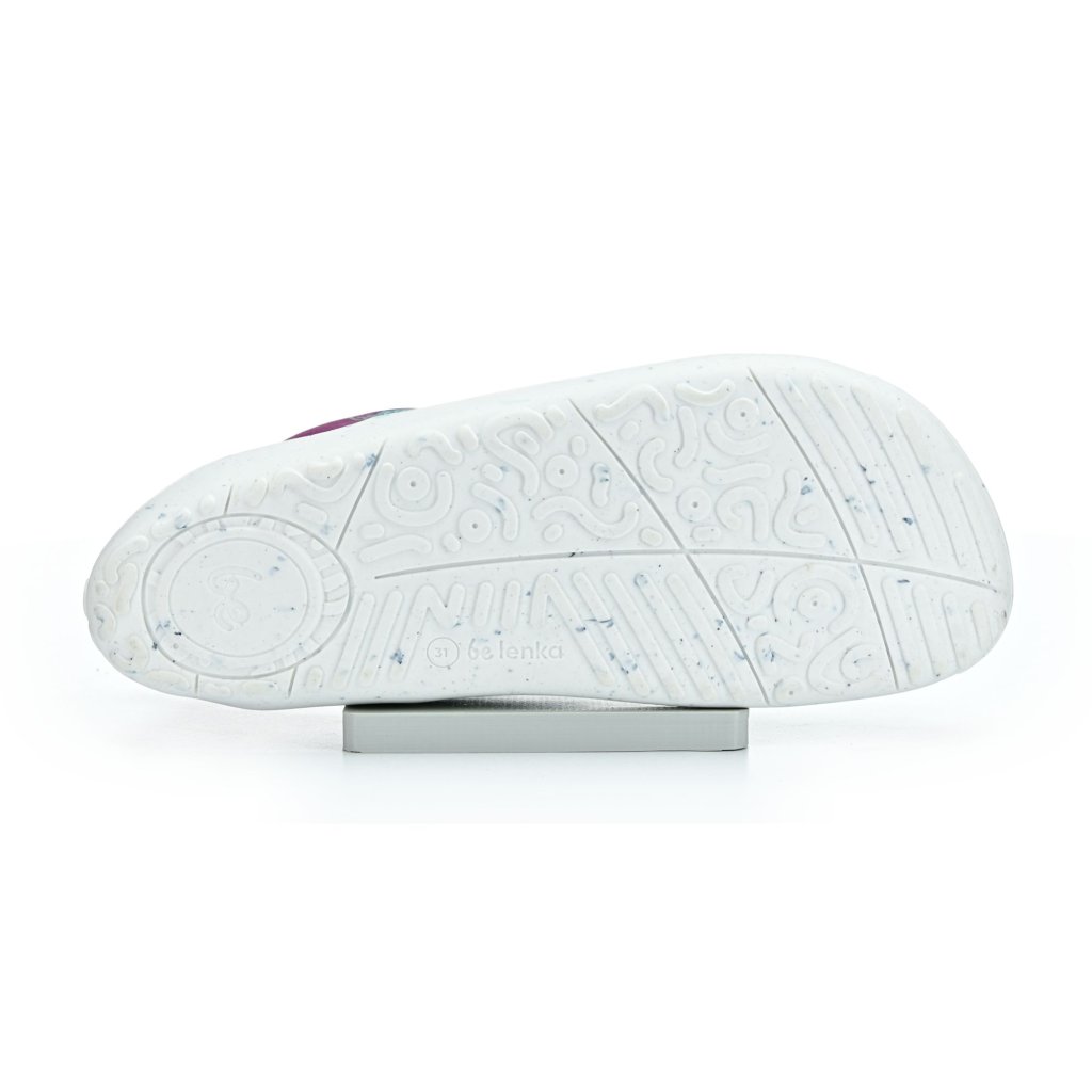 Be Lenka Xplorer Light teal & plum Barfußsneakers