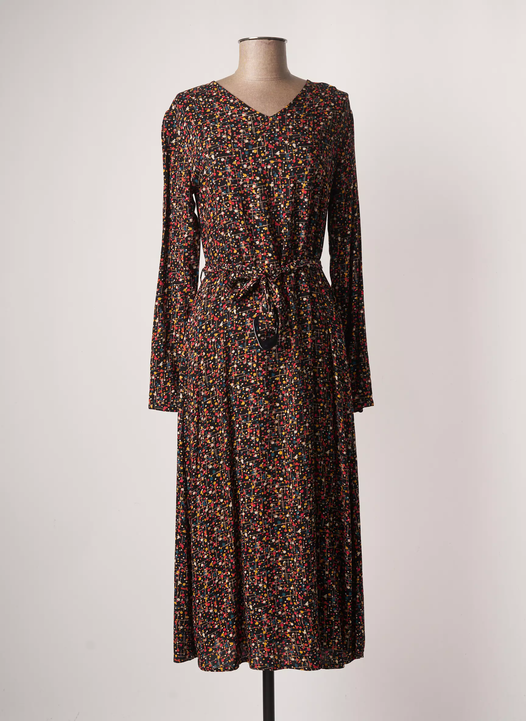 Agathe   Louise Robes Mi Longues Femme couleur noir