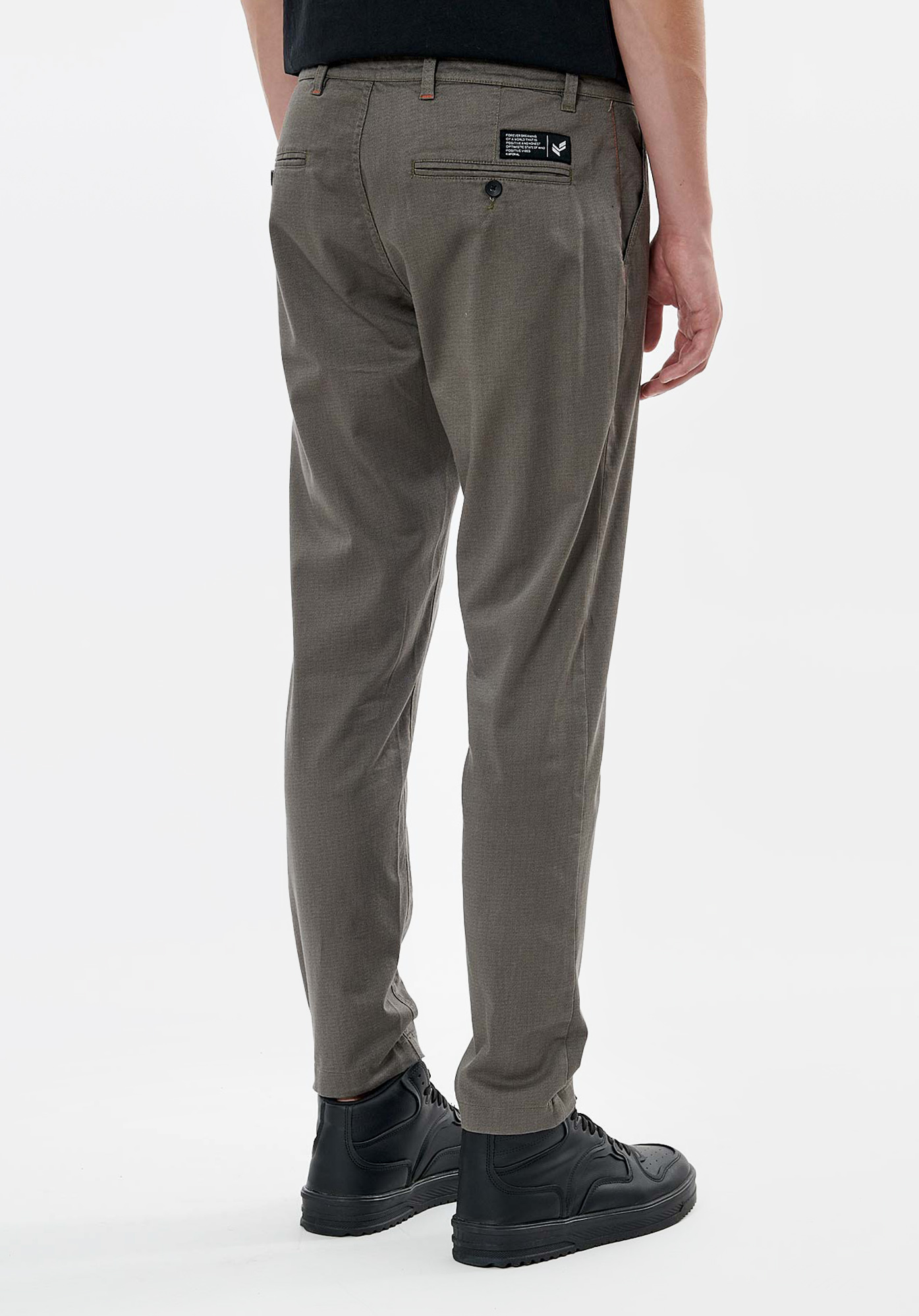 CRUSH  Pantalon slim gris homme