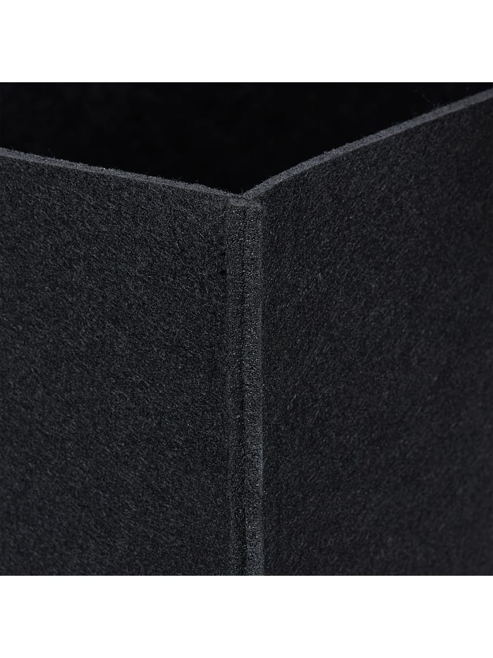 relaxdays 2 x Kaminholztasche in Schwarz - (B)50 x (H)25 x (T)25 cm günstig kaufen onesize