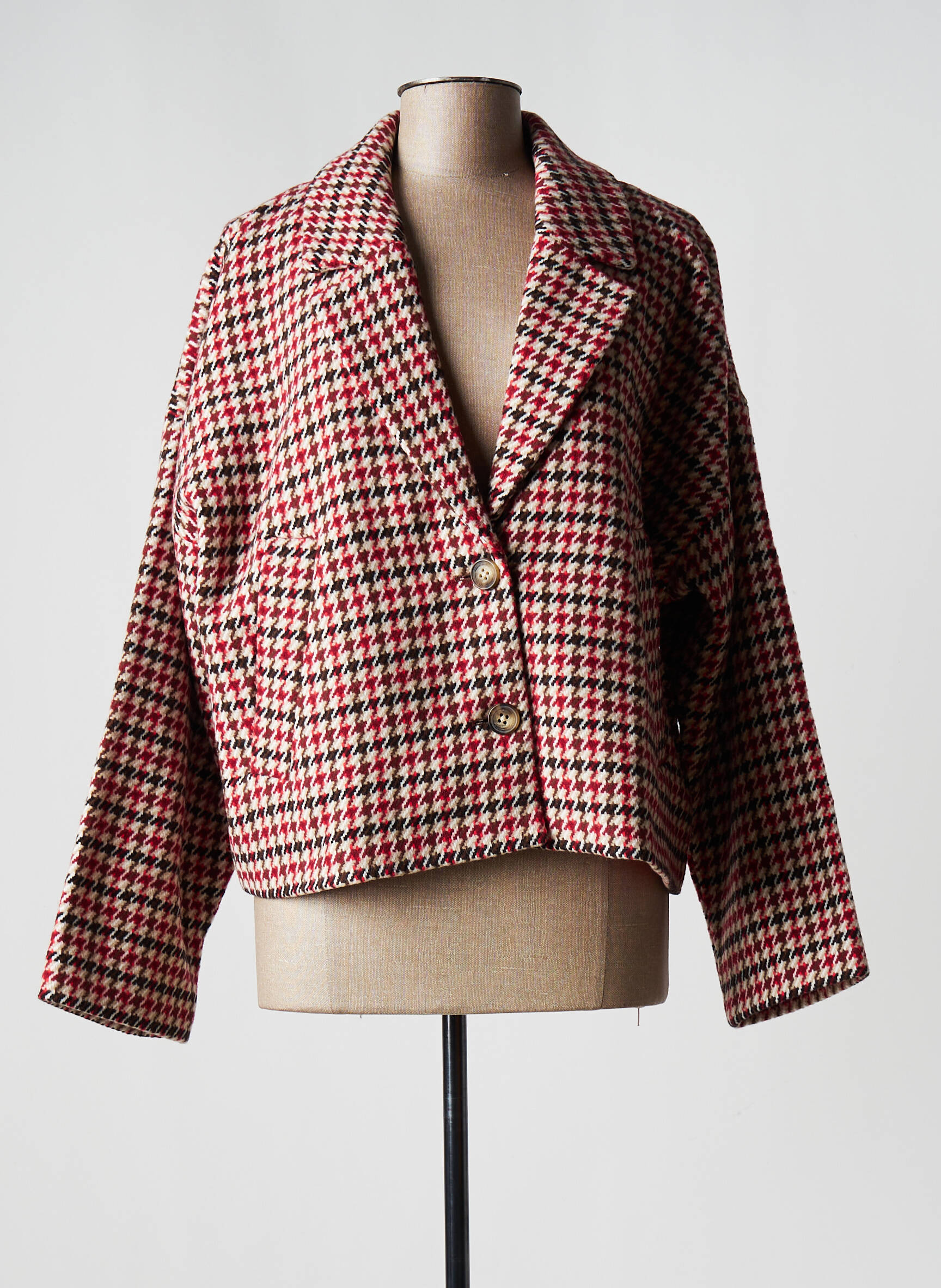 Edc Manteaux Courts Femme couleur rouge