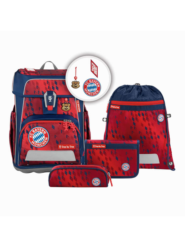 Step by Step Step by Step CLOUD FC Bayern Schulranzen-Set 