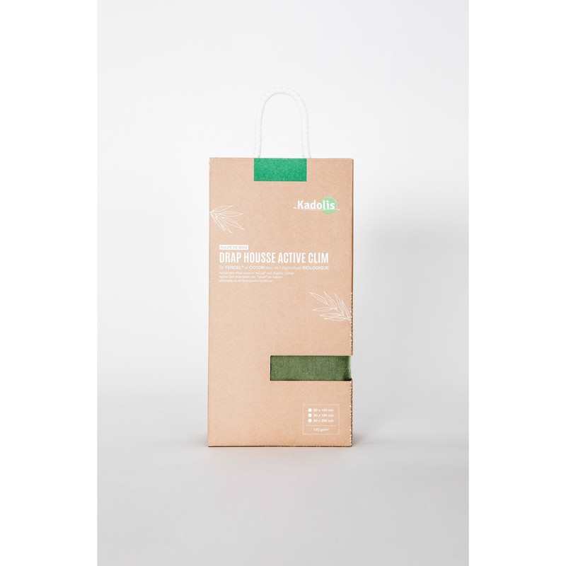 Drap housse TENCEL et Coton Bio 1 personne