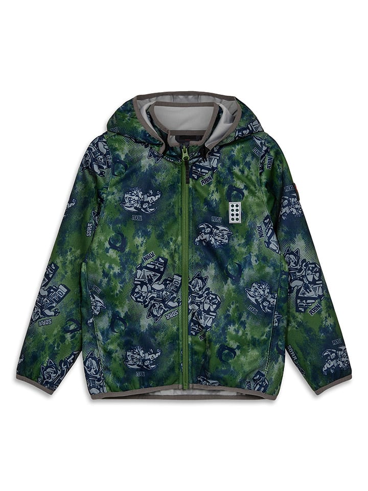 LEGO Softshelljacke in Grün/ Dunkelblau günstig kaufen
