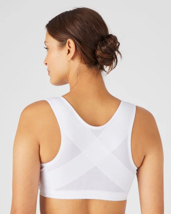 Soutien-gorge ouvert devant, avec renfort dos