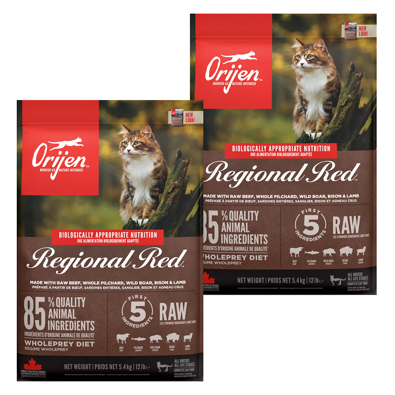 Orijen Trockenfutter Orijen Regional Red Cat 2x5,4 kg