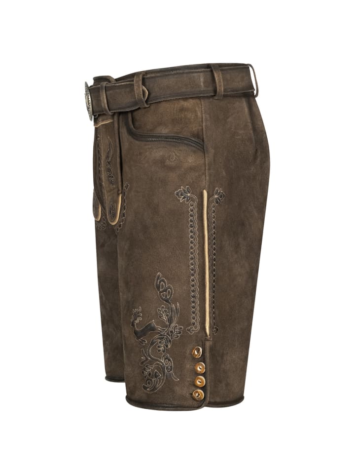 KRÜGER Lederhose Sean in braun günstig kaufen 46