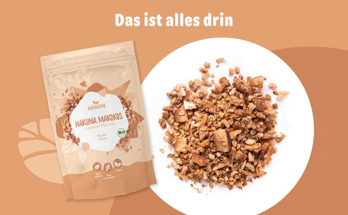 Crunchy Topping Hakuna Makokos, Mandel & Kokos, 220 g