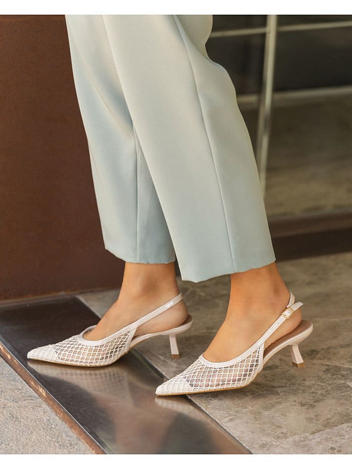 Belucci Slingpumps in Beige günstig kaufen