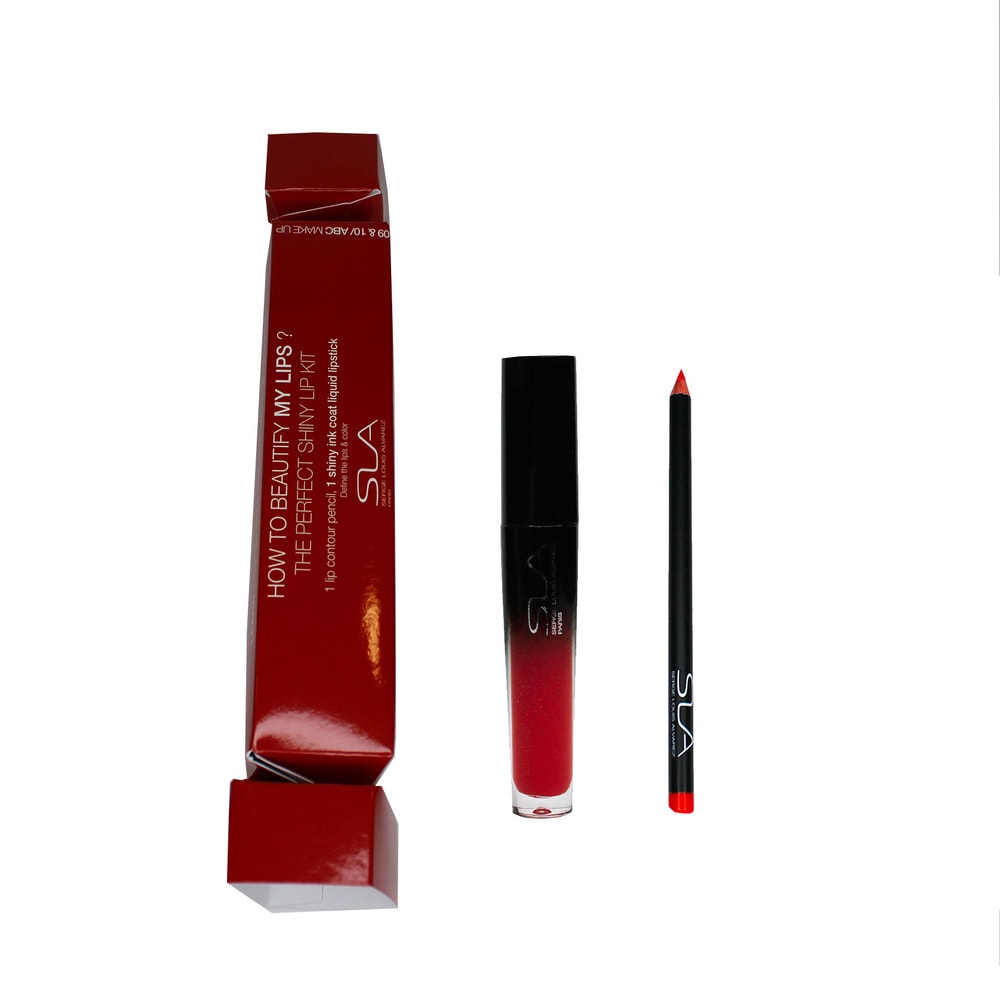 Sla Paris Cracker «How to beautify my lips?» Kourtney + Bouncy girl Coffret Gloss