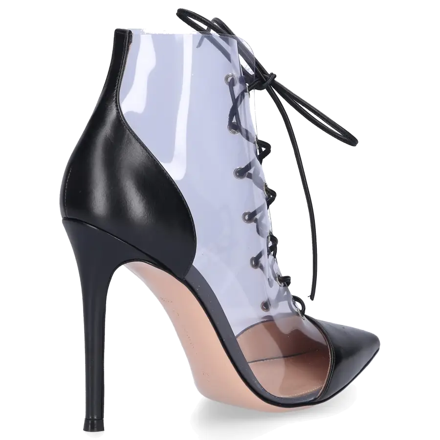 Gianvito Rossi - Stiefeletten ICON Kalbsleder PVC - schwarz
