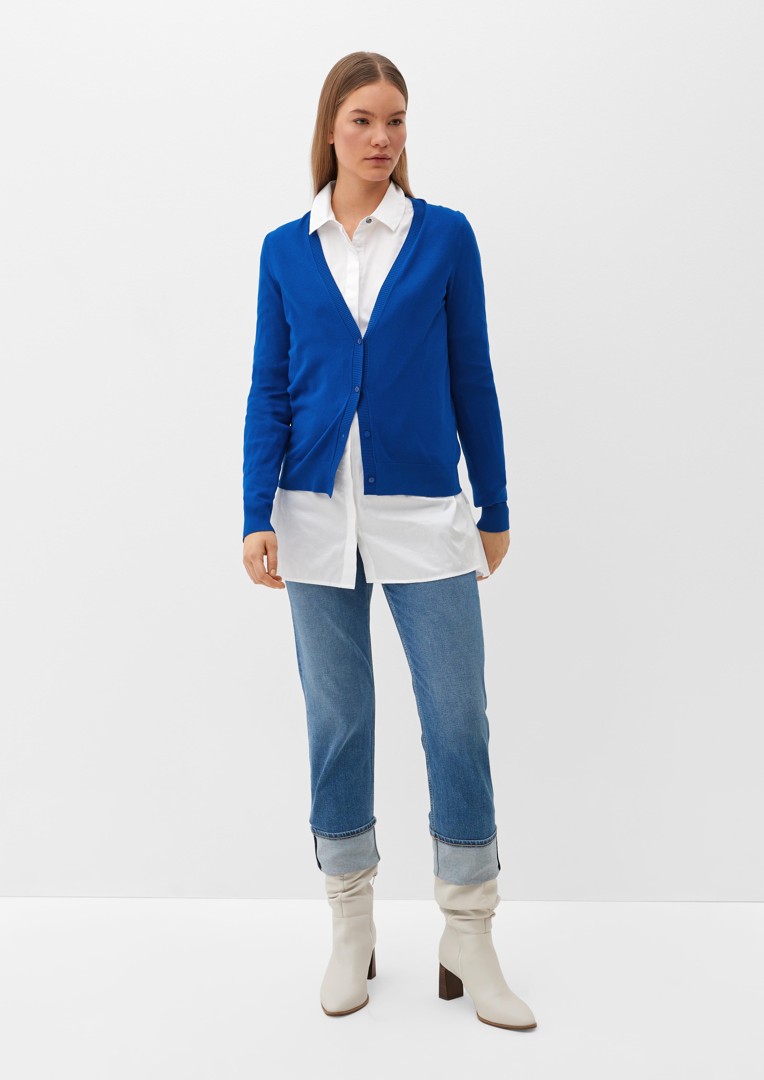 Strickjacke aus Viskosemix  2129746-5533