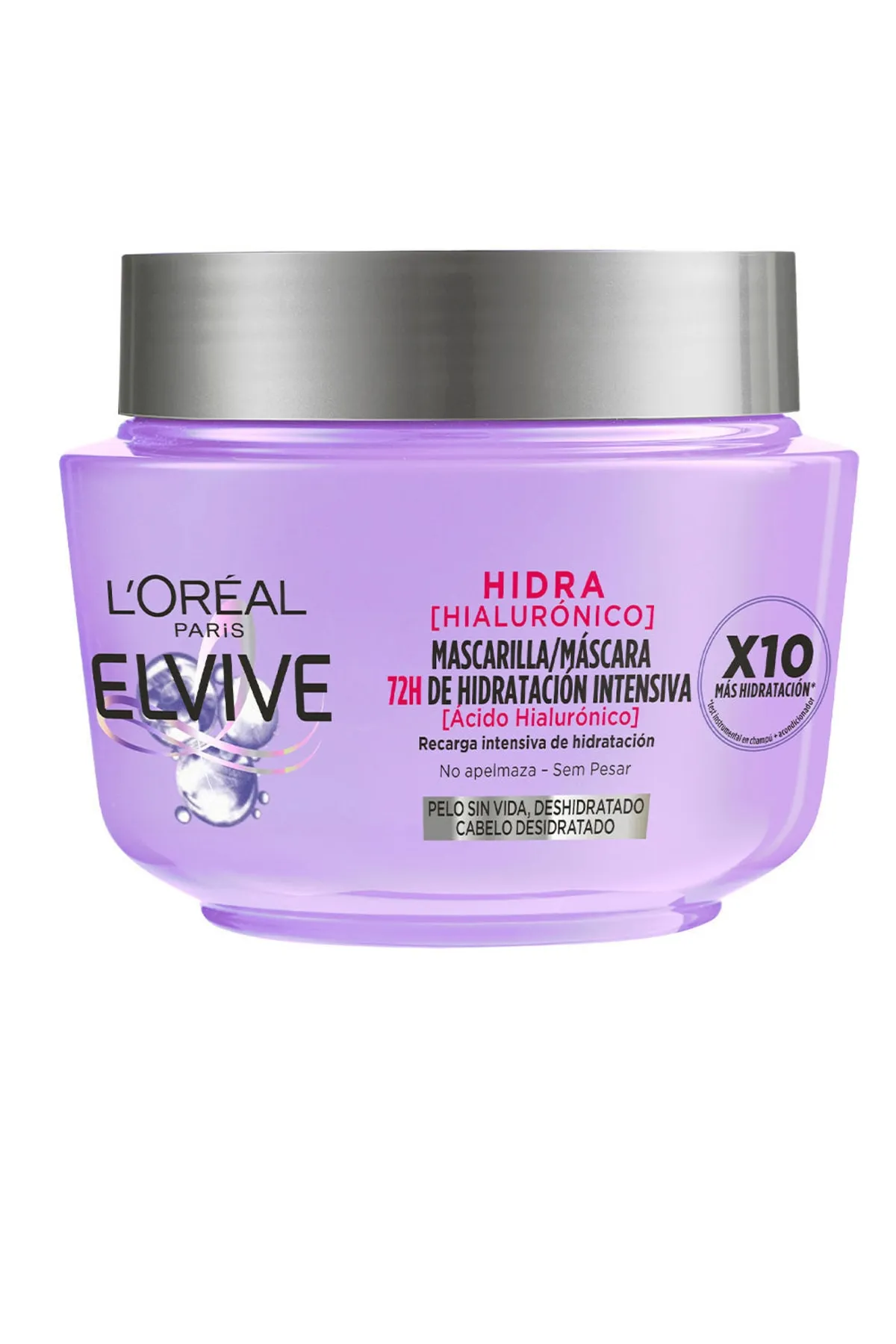 L&'Oreal Paris  Elvive Hidra Hialurónico Mascarilla 72h Hydratación L&'Oréal Paris 300 ml