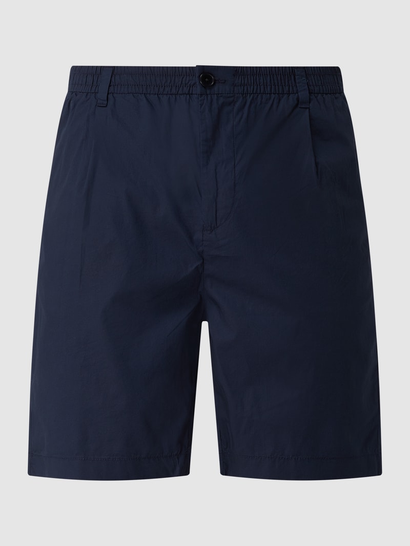 Loose Fit Shorts aus Bio-Baumwolle Modell 'Baron' in bleu