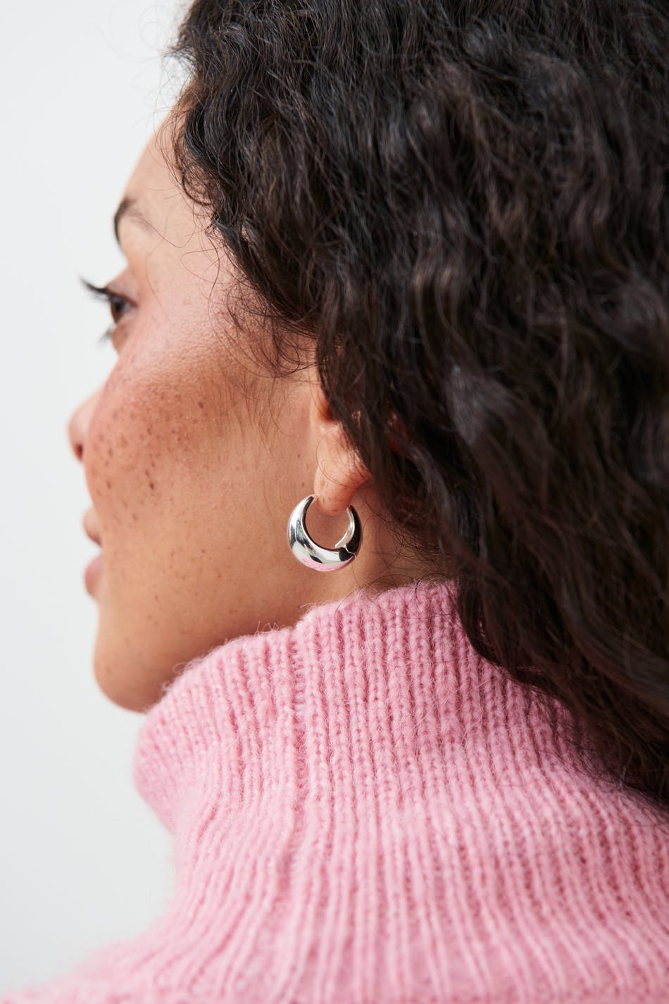 Chubby hoops earrings