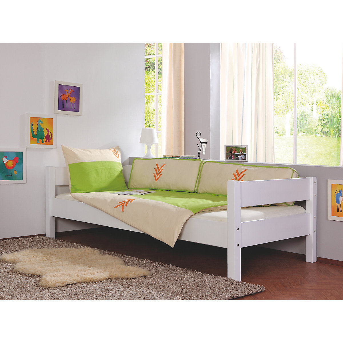 Relita Einzelbett NIK (inkl. Rollrost) weiß