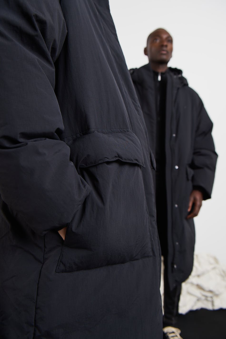 Lab re down coat
