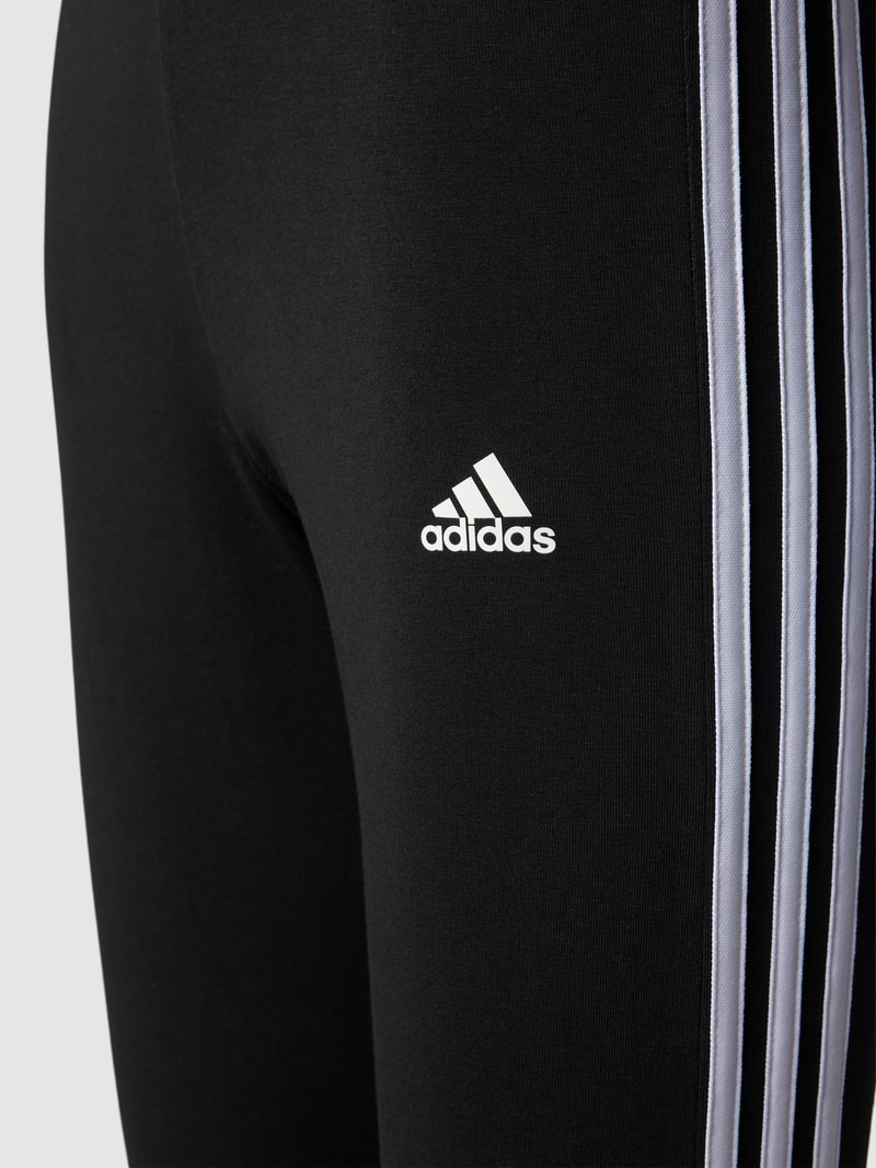 Sportleggings mit elastischem Bund in schwarz