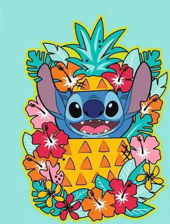 CreArt Disney Stitch - Malen nach Zahlen für Erwachsene