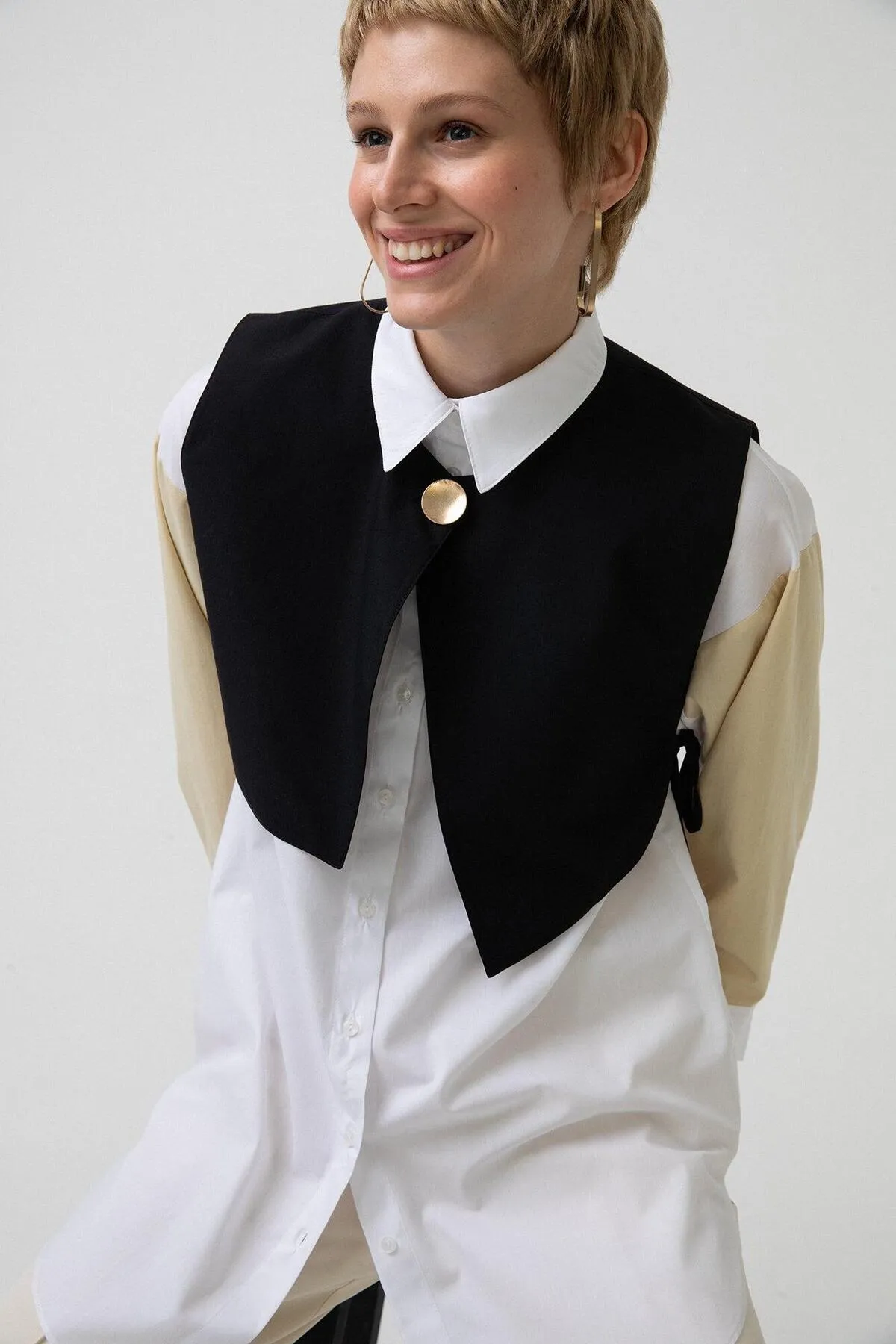 Touché Privé  Hemd - Weiß - Oversized