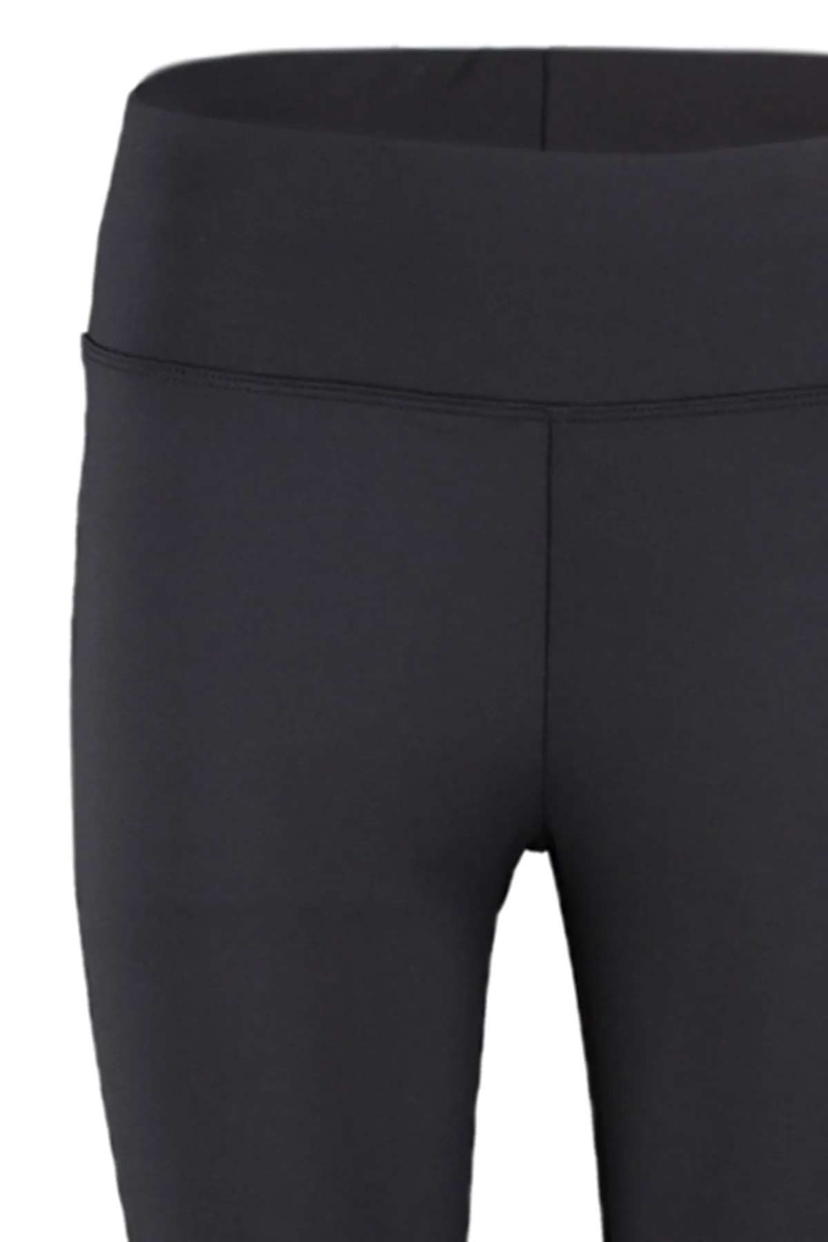 Trendyol Curve  Schwarze gestrickte Sportstrumpfhose mit Raffung TBSSS22TY0020