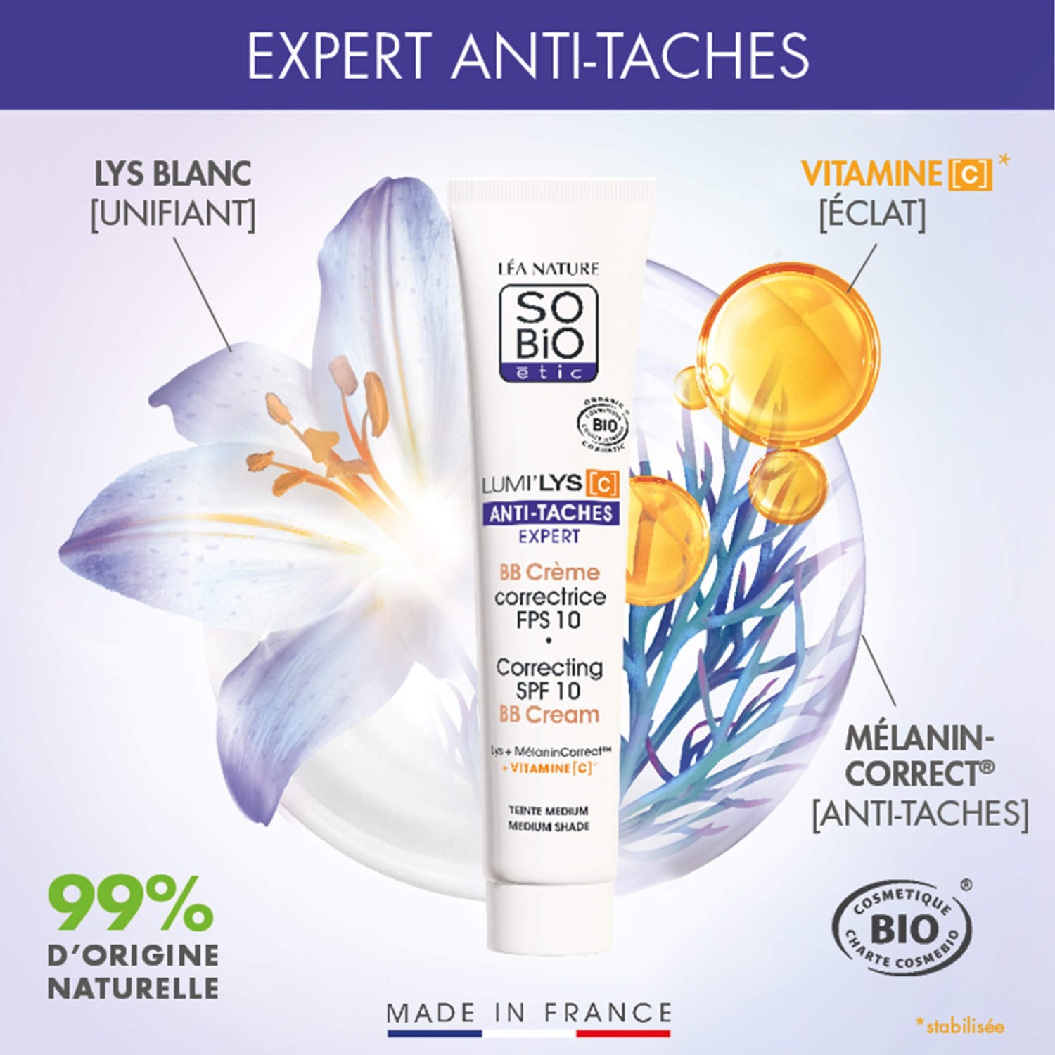 SO BiO étic BB korektivna krema, Lumi'lys [C]