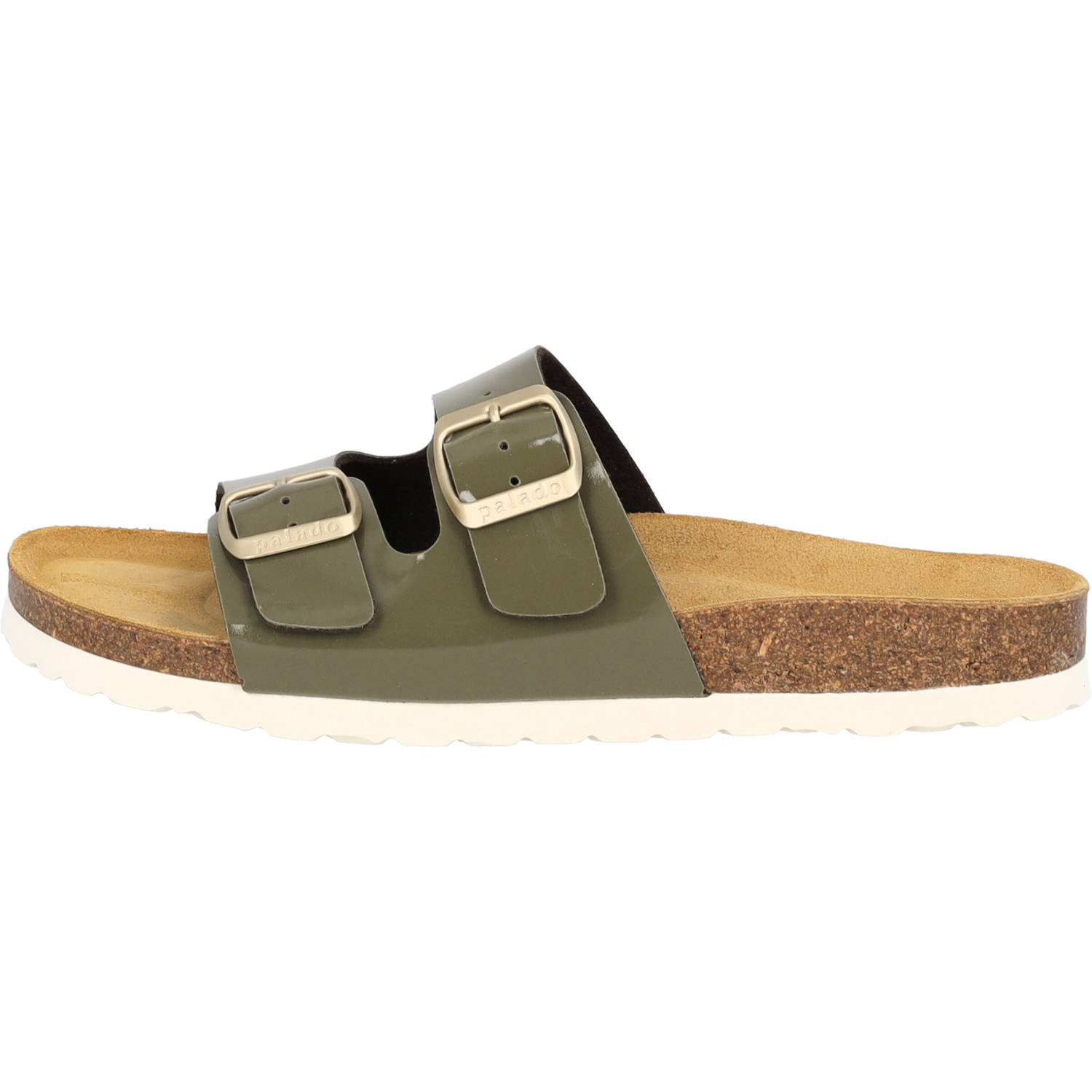 Palado Milos Lack, Pantoletten, Damen, Khaki