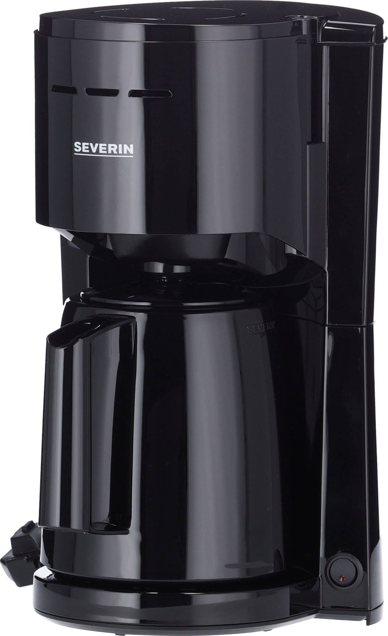 Severin Filterkaffeemaschine KA 9306, 1l Kaffeekanne, Papierfilter 1x4, Thermokanne mit Durchbrühdeckel