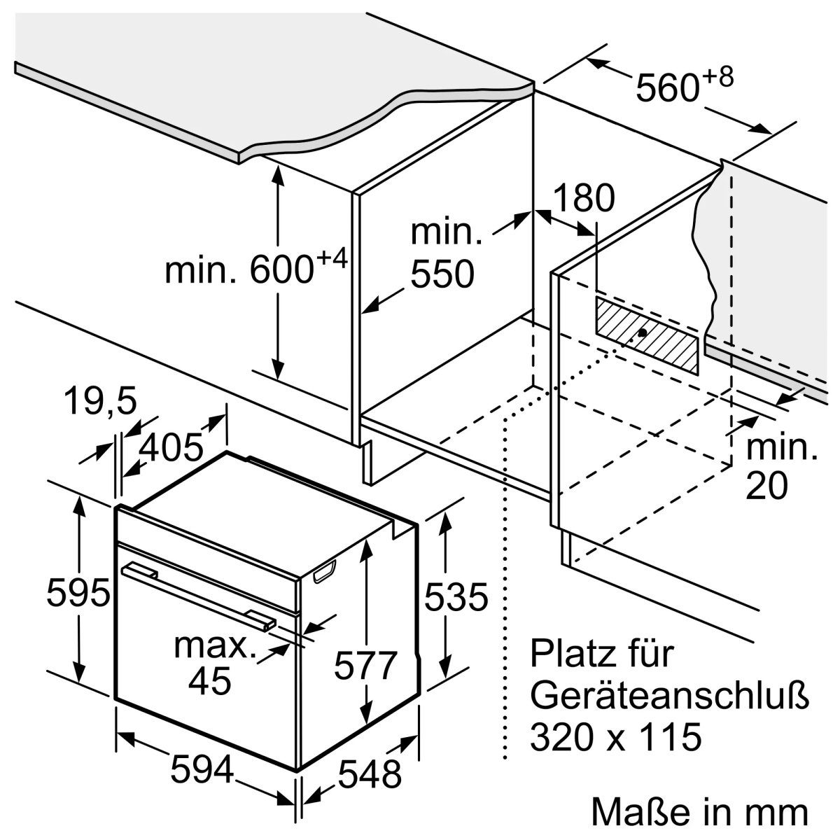 SIEMENS Dampfbackofen Siemens HR675GBS1 iQ700 Dampfbackofen 71L mit Grill, mit 1-fach-Teleskopauszug, Pyrolyse + Hydrolytisch