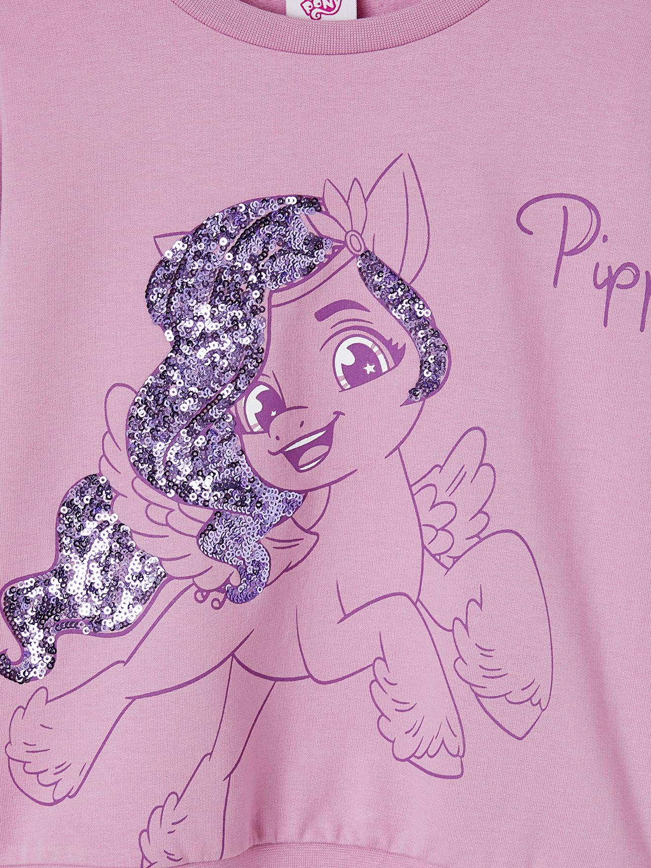 Sweat fille My Little Pony® mauve