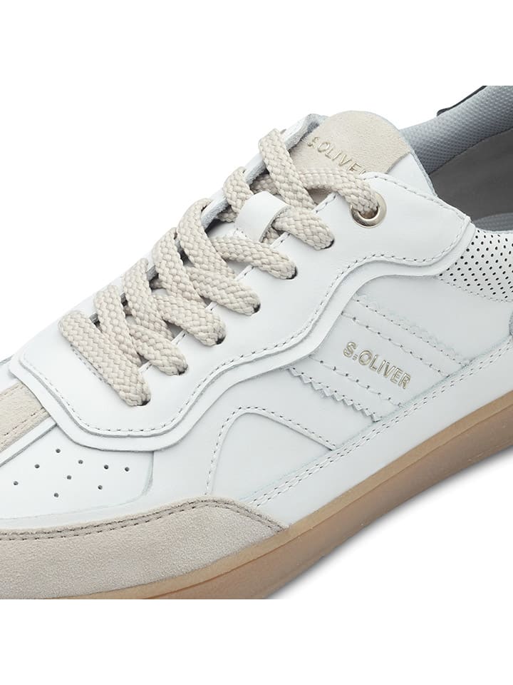 s.Oliver Sneakers in Weiß/ Beige günstig kaufen