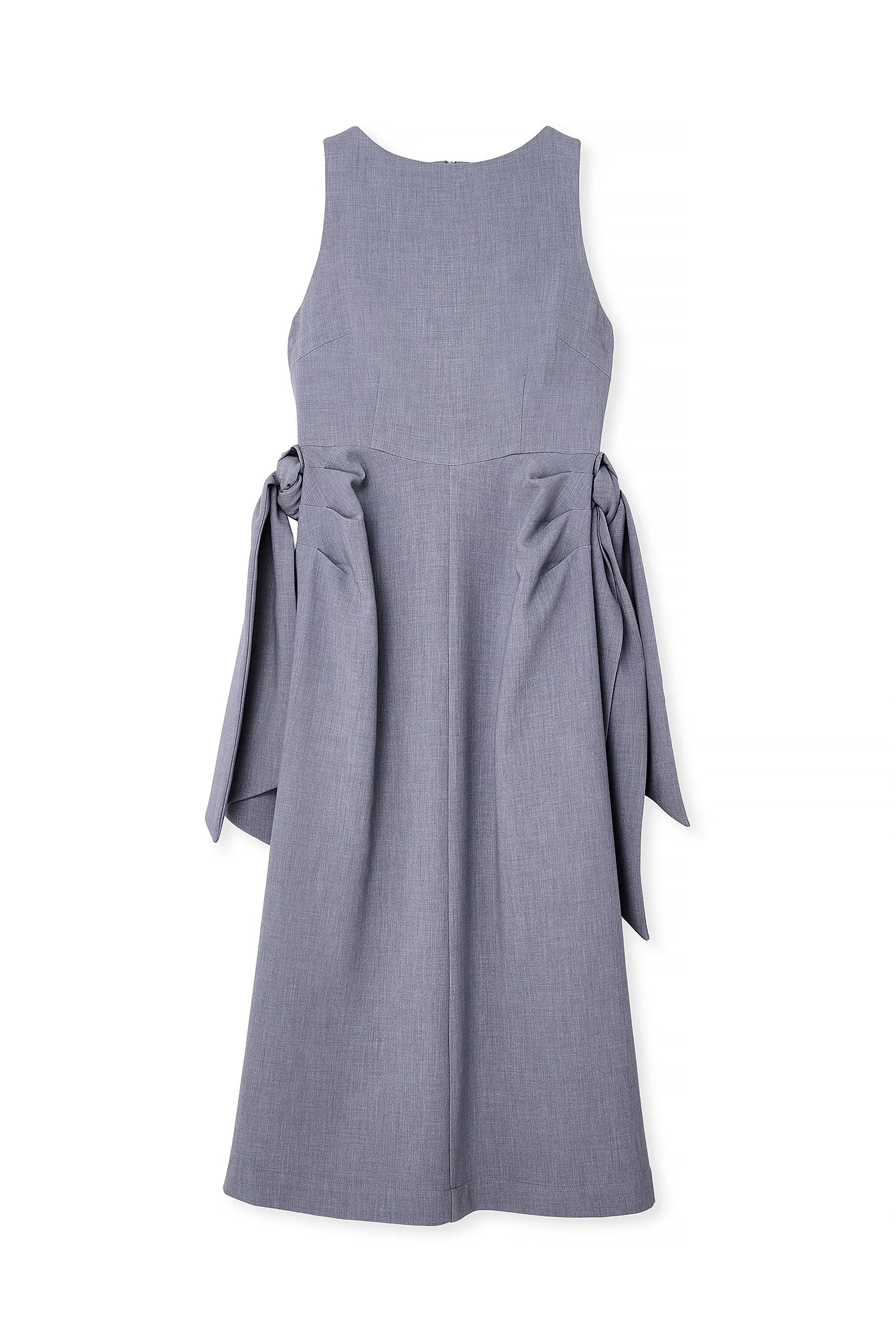Midikleid mit Bindedetail an der Taille