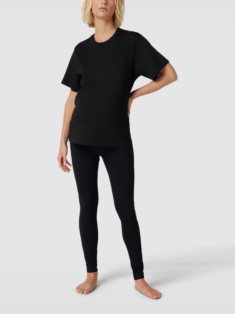 Umstands-Leggings mit Stretch-Anteil im 2er-Pack in schwarz