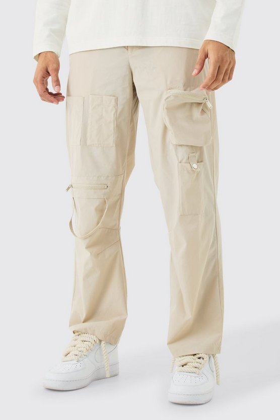 Lockere Cargo-Hose mit Taschen