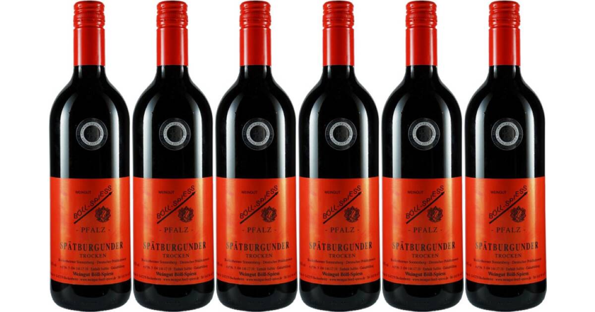 5+1 Paket Spätburgunder Spätlese trocken von Weingut Böll-Spieß günstig bei wein.de kaufen