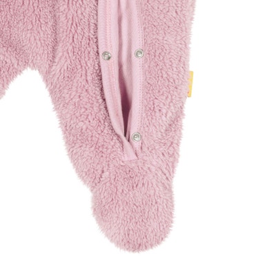 Einteiler Fleece, rosa für Mädchen